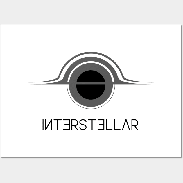 Interstellar Gargantua (Grey) Wall Art by Glap